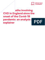 Excess Deaths Involving Cvd in England an Anlysis and Explainer