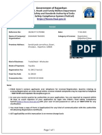 Government of Rajasthan: Food Safety Compliance System (Foscos)