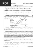 Consignment Accounts Proforma Entries