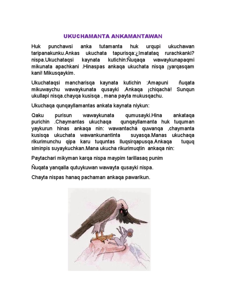 Ukuchamanta Ankamantawan | PDF