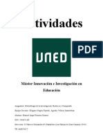 Actividades Investigación Histórica y Comparada