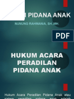 Acara Peradilan Pidana Anak