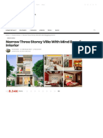Narrow Three Storey Villa With Mind Boggling Interior - Amazing Architecture Magazine