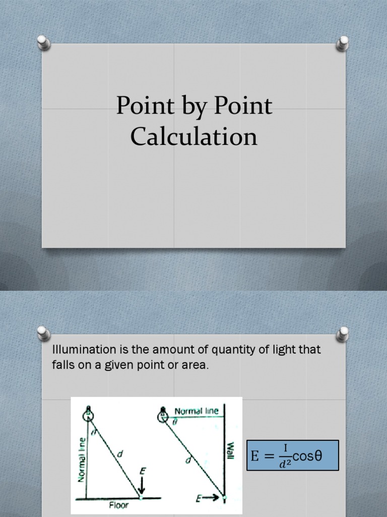 Point-by-Point Illumination Calculations | PDF | Lighting ...