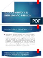 Documento e Instrumento Público