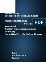 Professionalism Presentation
