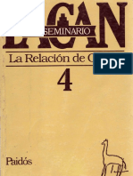 Lacan, J. (1999) - El Seminario de Jacques Lacan. Libro 4 - La Relación de Objeto (Selección de Clases)