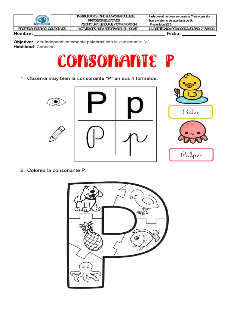Guia de Actividades Lenguaje 2° Basico PDF | PDF | Artes del Lenguaje y ...