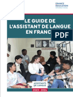 Le Guide 2023-2024 de l'Assistant de Langue en France