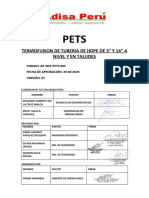 Ap-Sha-Pets-005. Termofusion de Tuberia de Hdpe de 3 y 14 A Nivel y en Talud