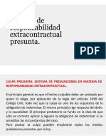 Sistema de Responsabilidad Extracontratual Presunta