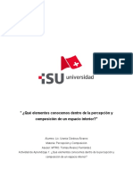 Actividad de Aprendizaje 1 Qué Elementos Conocemos Dentro de La Percepción y Composición de Un Espacio Interior