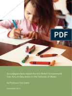 An Independent Report For The Welsh Government Into Arts in Education in The Schools of Wales by Professor Dai Smith