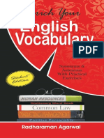 Radharaman Agarwal - Enhance Your English Vocabulary (Synonyms & Antonyms) - Upkar Prakashan (2015)