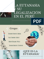 La Eutanasia y Su Legalización en El Perú