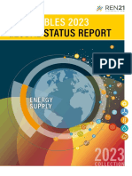 C Renewables 2023 at Global Status Report Supply-Module. Renewable Energy Policy Network For 21st Century (REN 21 2023) GSR-2023