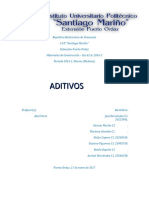 Generalidades de Los Aditivos