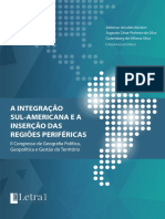 A INTEGRAÇÃO SUL-AMERICANA E A INSERÇÃO DAS REGIÕES PERIFÉRICAS