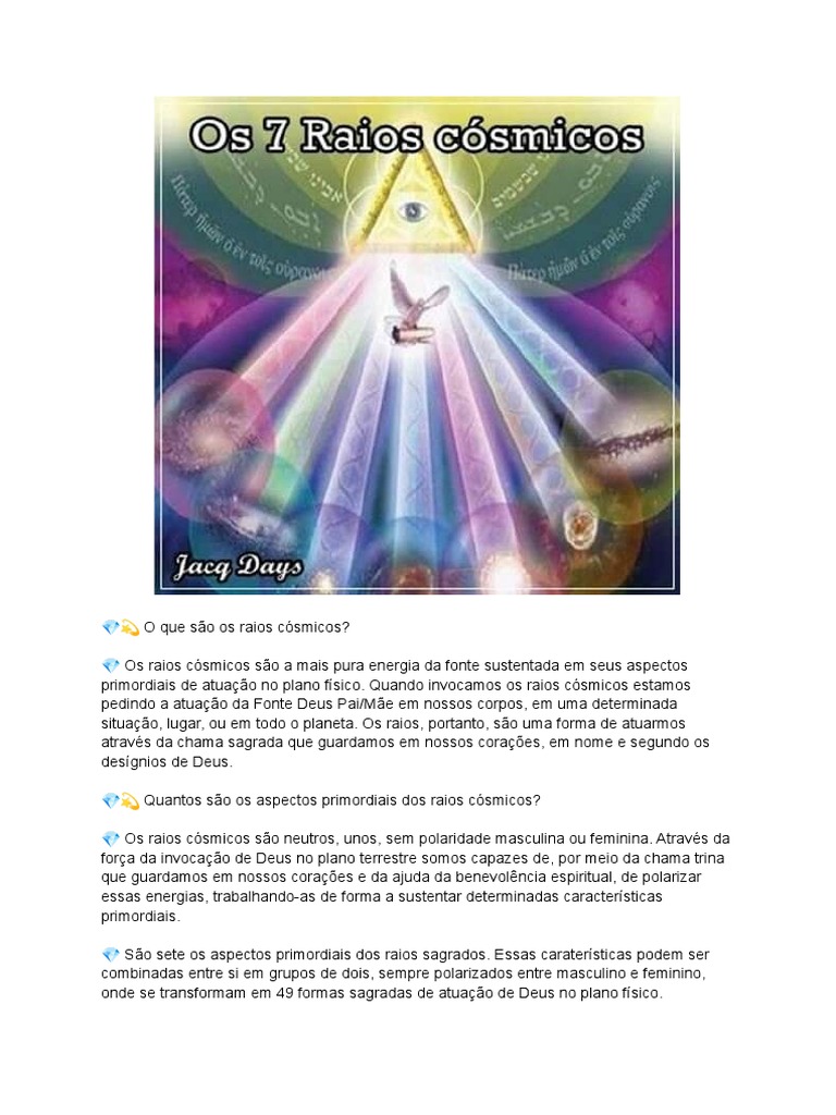 5. O que são os raios cósmicos PDF Física