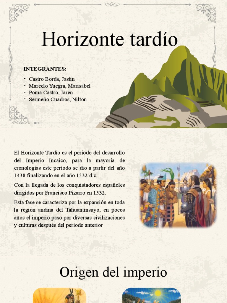 Características del Horizonte Tardío Inca | PDF | Historia