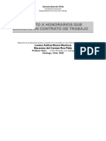 El Contrato A Honorarios Que Encubre Contrato de Trabajo