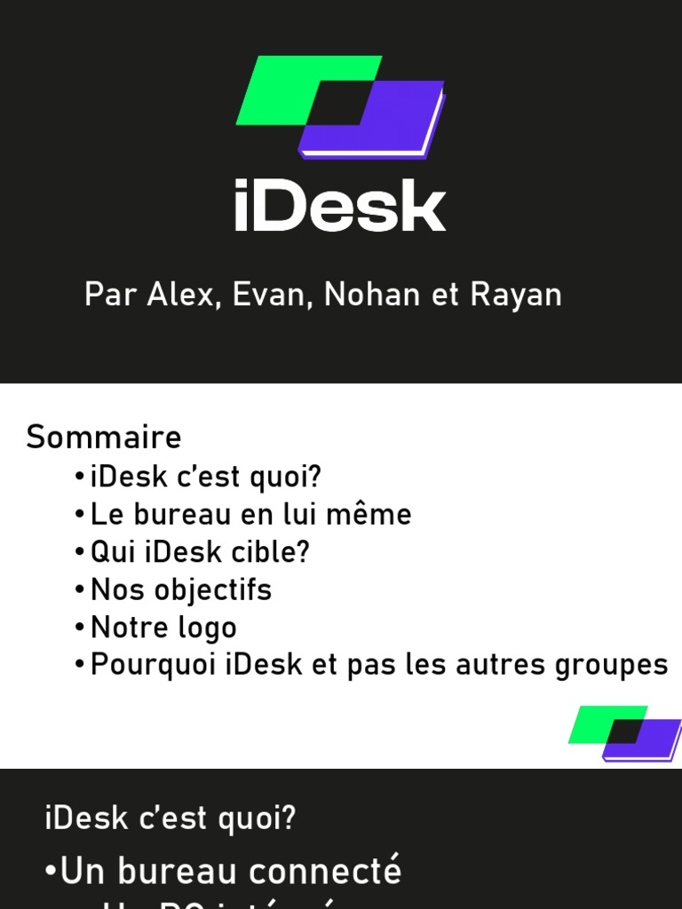 Bureau connecté iDesk pour universités | PDF