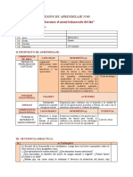 Sesión de Aprendizaje N°5 - 5to Grado