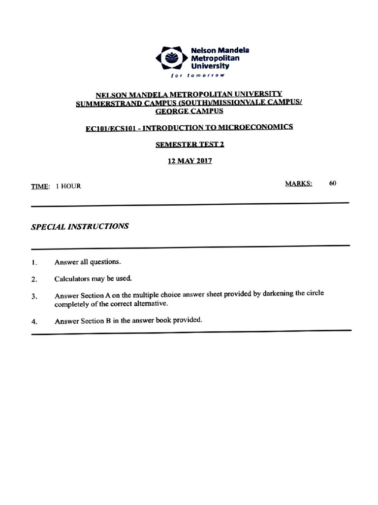 2017 ECC101 Test 2 | PDF