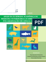 Anais Da IX Semana Acadêmica de Medicina Veterinária e II Simpósio Da Pos Graduação em Ciencia Animal