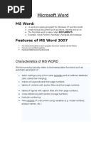 MS Word 2007