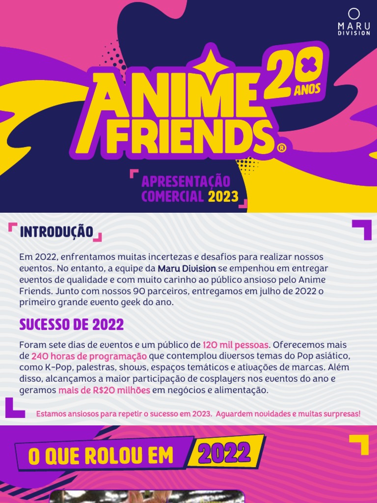 Anime Friends 2023 - Projeto Otaku