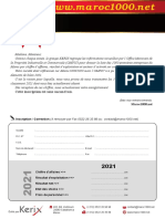 Maroc 1000 Questionnaire 2020