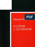 Imanuel Kant-O Lepom I Uzvisenom