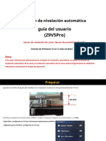 Auto Leveling Feaure User Guide (Z9V5Pro) .En - Es