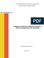 Inteligência Artificial em Medicina Dentária. O Futuro Do Diagnóstico em Ortodontia Autor Pedro Miguel Ribeiro Da Silva