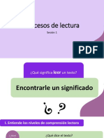 Procesos de Lectura - Presentación