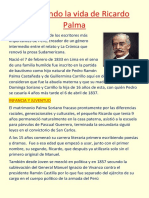 Conociendo La Vida de Ricardo Palma