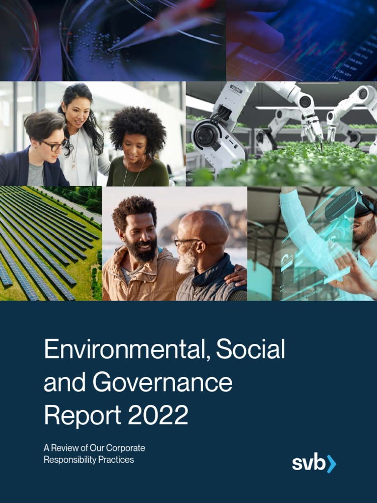 SVB 2022 ESG Report Overview | PDF | Governance | Sustainability