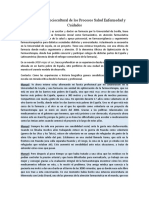 Determinación Sociocultural de Los Procesos SECuidados