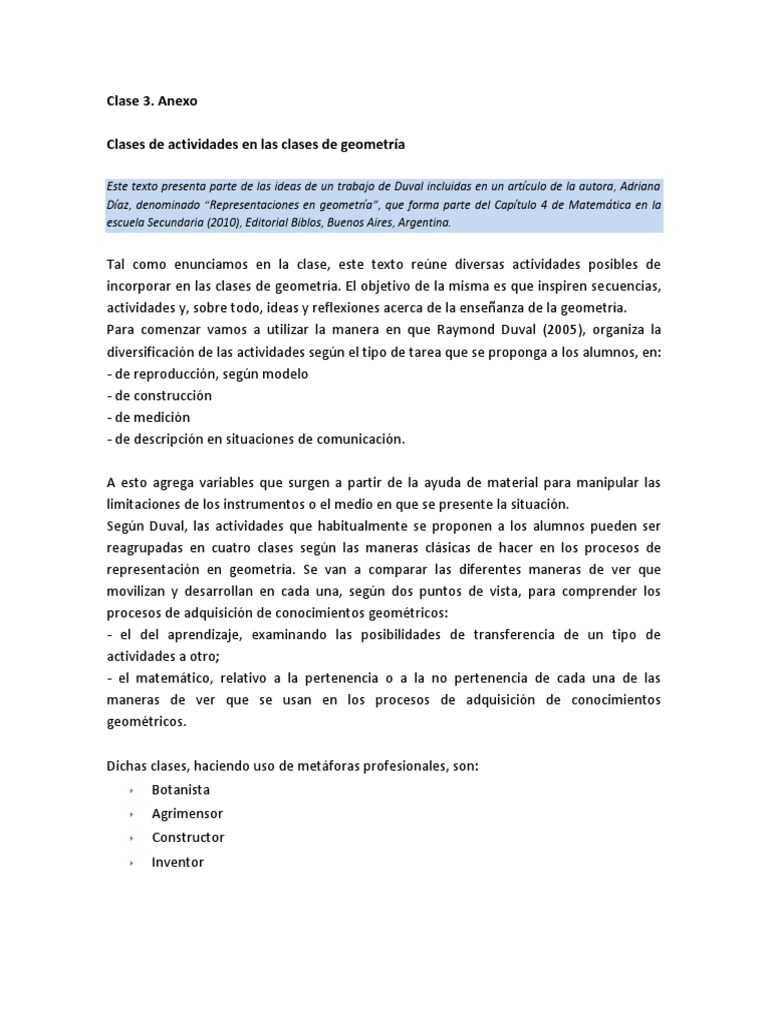 Actividades de Geometría en Clase | PDF | Geometría | Dibujo