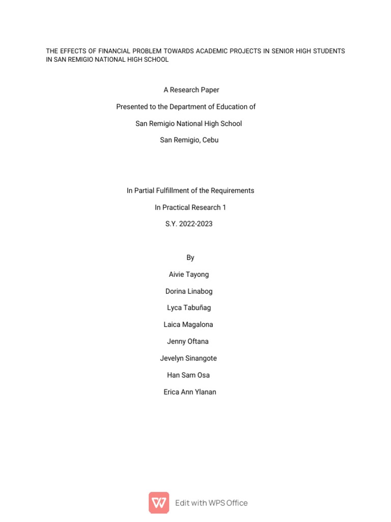 The Effects Of-Wps Office | PDF | Methodology | Survey Methodology