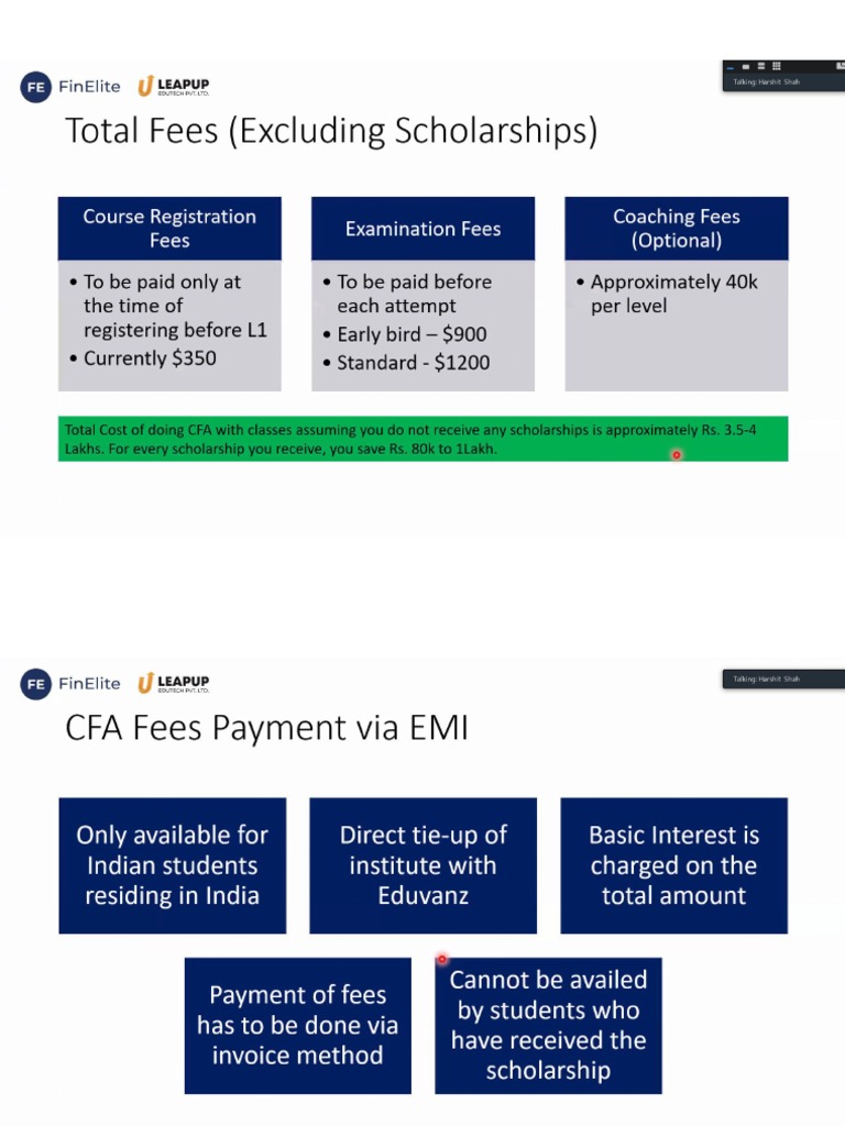 CFA Webinar | PDF