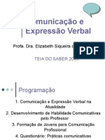 Comunicacao e Expressao Verbal