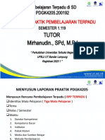 Menyusun Laporan - Pembelajaran Terpadu Di SD - PDGK4205.200192