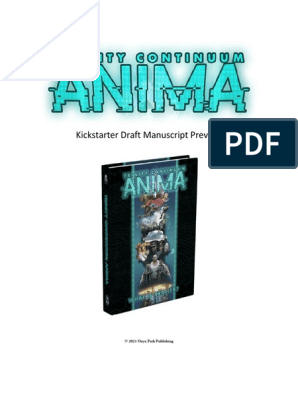 TC Anima, Manuscript - Corebook