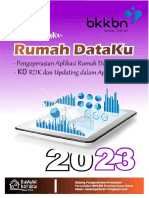 New Buku Saku Rumah Data Kependudukan 2023 - A6 Cover