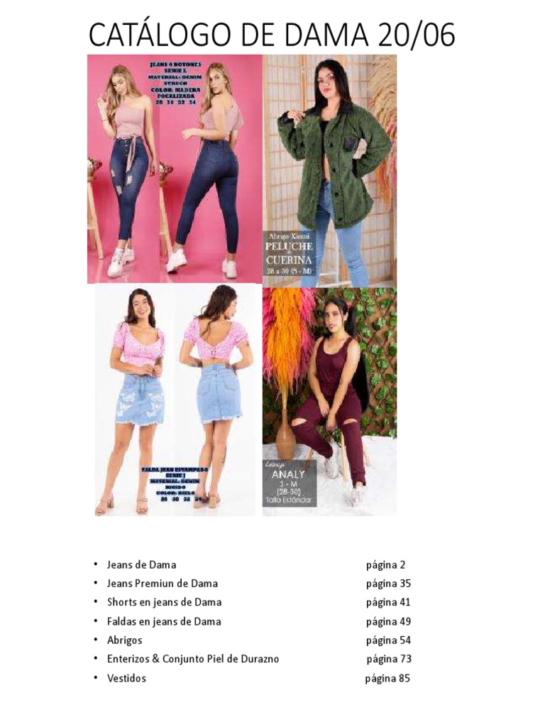Catálogo de Moda Dama 20/06 | PDF