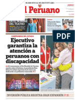 El Peruano: Ejecutivo Garantiza La Atención A Peruanos Con Discapacidad