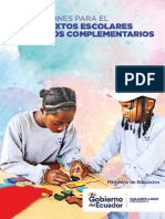 Orientaciones Para El Uso de Textos y Recursos Complementarios 2023