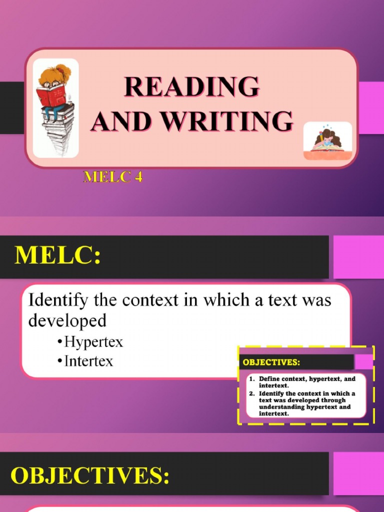 Intertext and Hypertext Pic Presentation PDF
